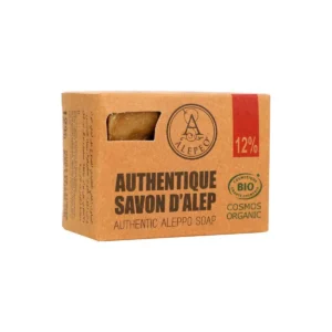 Aleppo Olijfzeep 12% laurierolie  190 gram Alepeo