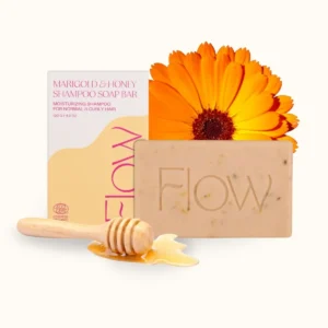Shampoo bar Marigold & Honey - Voor normaal en krullend haar  120 gram Flow Cosmetics