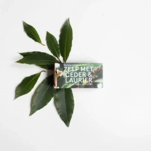Botanische Tuinenzeep III - Ceder & Laurier  ca. 100 gram Werfzeep