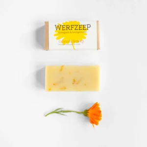 Calendulazeep 100 gram Werfzeep | Natuurlijke Zeep | Biologische Zeep | Hand Gemaakte Zeep | Zepen | Zeepblok | Zeep Bar | Natuurzepen Werfzeep