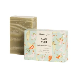 Aloë Vera Haar & Body Zeep 100 gram HelemaalShea | Aloe Vera Body and Shampoo Bar Helemaal Shea HelemaalShea