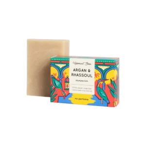 Argan & Rhassoul Haarzeep voor Droog Haar 100 gram HelemaalShea | Argan & Rhassoul Shampoo Bar Helemaal Shea HelemaalShea